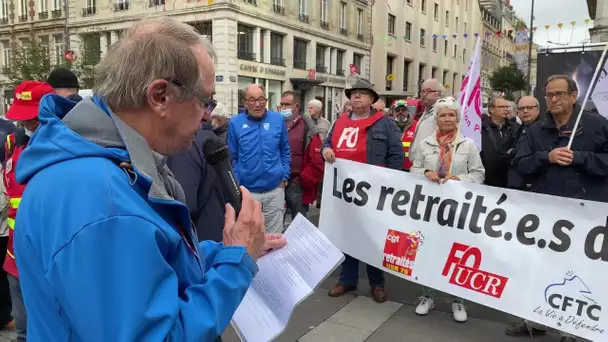 Manifestation des retraités de Seine-Maritime