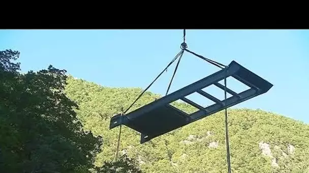 Prades : travaux titanesques dans les Gorges de la Carança pour capter l'eau de la rivière