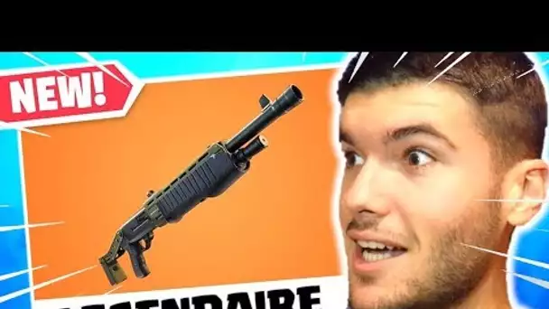 DECOUVERTE ET TEST DU NOUVEAU FUSIL A POMPE LEGENDAIRE FORTNITE !