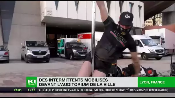 A Lyon, des intermittents mobilisés devant l’auditorium