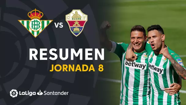 Resumen de Real Betis vs Elche CF (3-1)