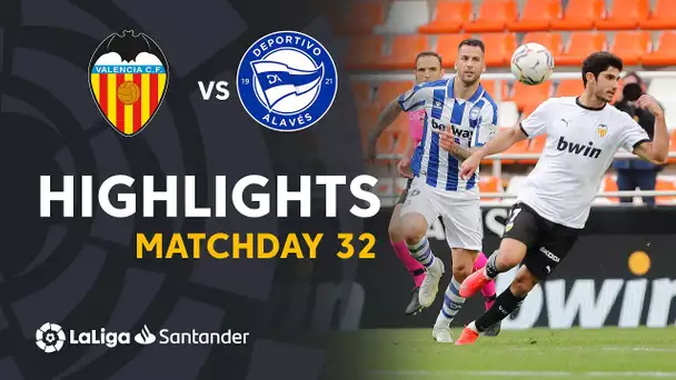 Highlights Valencia CF vs Deportivo Alavés (1-1)