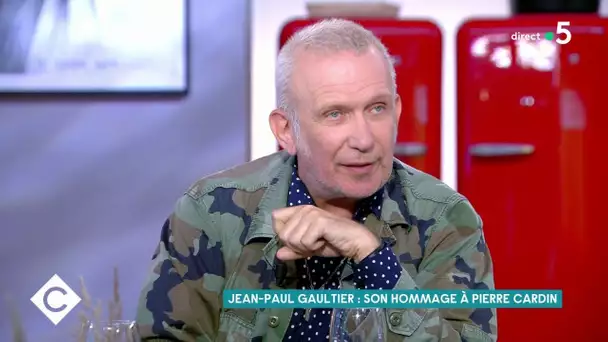 Jean-Paul Gaultier rend hommage à Pierre Cardin - C à Vous - 23/09/2020