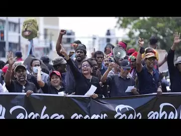 Sri Lanka : manifestation contre le président Rajapaksa