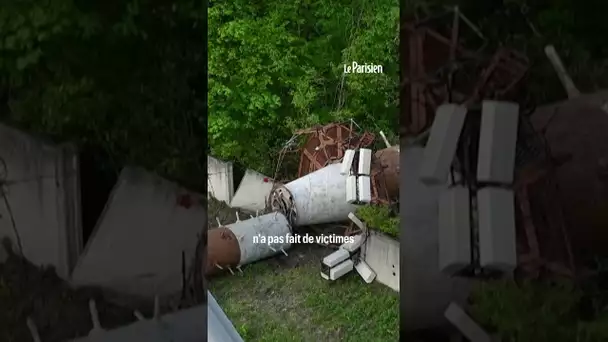 La tour de télévision de Kharkiv bombardée par les Russes