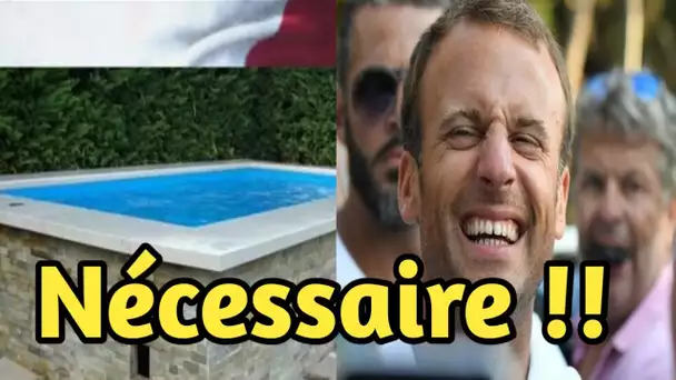 Emmanuel Macron : nouvelles révélations sur la piscine de Brégançon qui fait tant jazzer