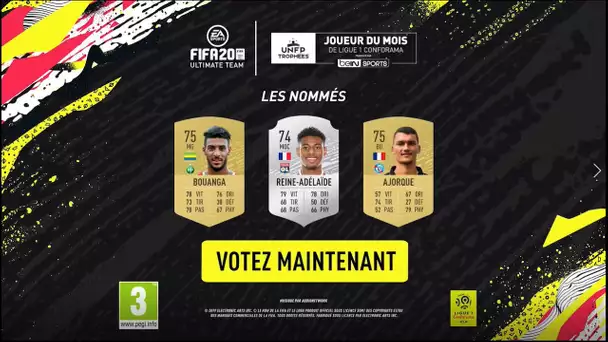 Joueur du mois de Novembre de Ligue 1 Conforama - Trophées UNFP #POTM #FUT20