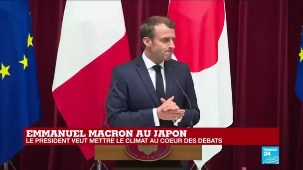 Emmanuel Macron au Japon pour consolider le partenariat de la zone Indo-Pacifique