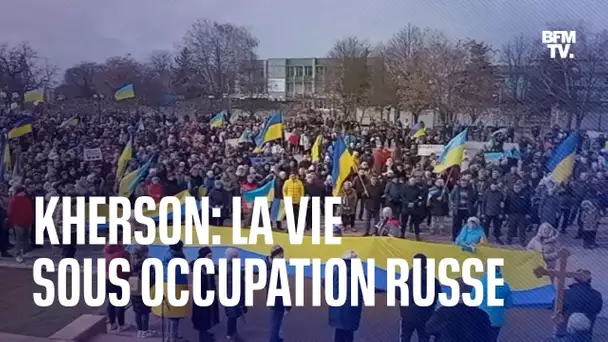 Kherson: la vie sous occupation russe