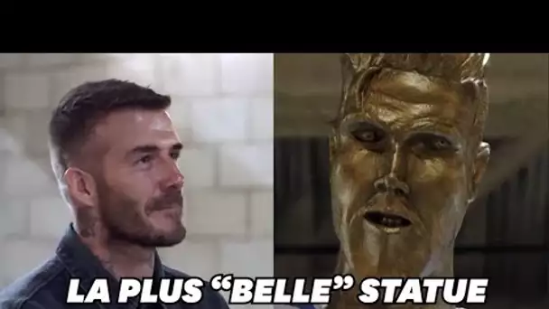 Une statue de David Beckham aussi ratée que celle de Ronaldo