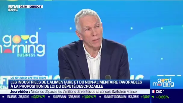 Les industriels de l'alimentaire et non-alimentaire favorables à la proposition de loi Descrozaille