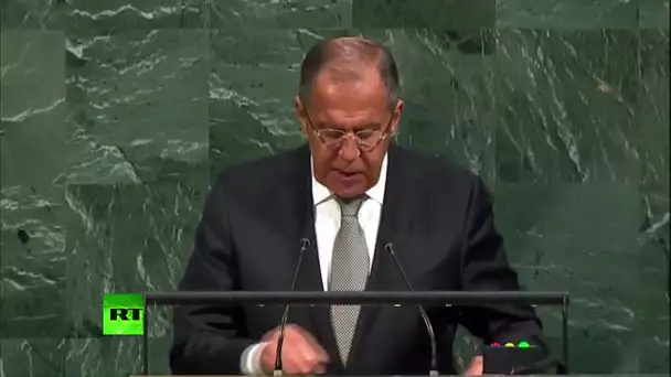 A l&#039;ONU, Sergueï Lavrov accuse la coalition menée par Washington d&#039;épargner le Front al-Nosra
