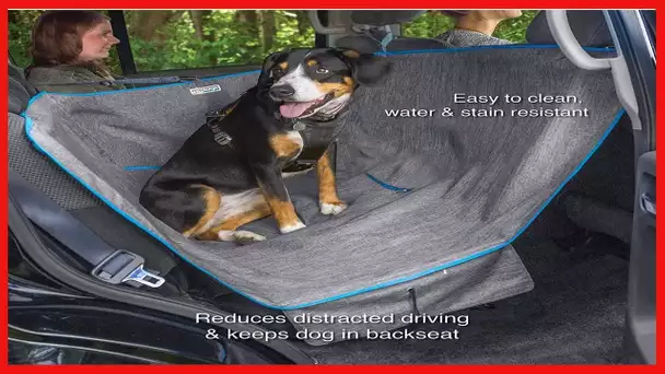 Kurgo Wander Dog Hammock Style Seat Cover for Pets, Pet Seat Cover, Dog Car Hammock, Water-Resistant