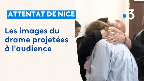 Attentat de Nice : les images du drame projetées à l'audience
