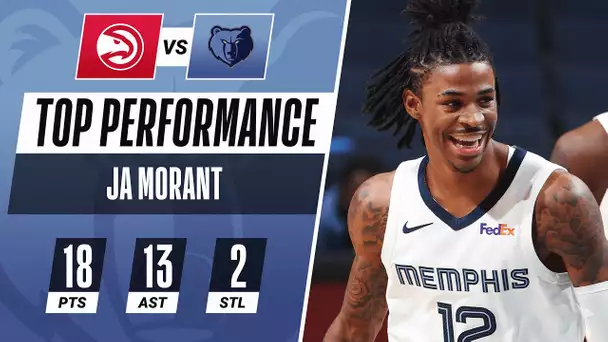 Ja Morant GOES OFF For Double-Double!