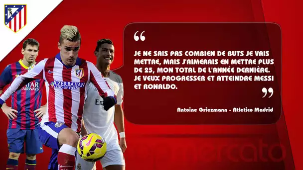 Griezmann veut se rapprocher de Messi et Ronaldo !