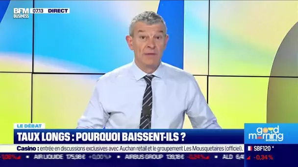 Nicolas Doze face à Jean-Marc Daniel : Taux longs, pourquoi baissent-ils ?