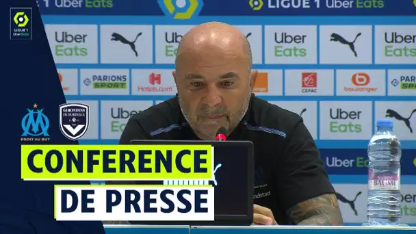 Conférence de presse OLYMPIQUE DE MARSEILLE - FC GIRONDINS DE BORDEAUX (2-2)  / 2021/2022