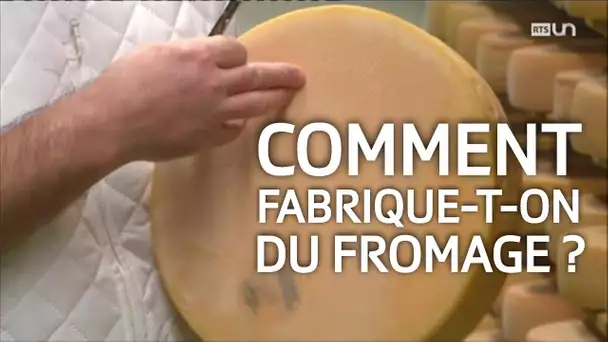 La fabrication du fromage à raclette suisse. ABE-RTS