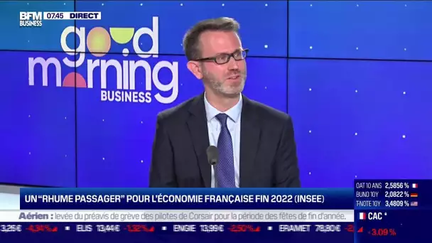 Un "rhume passager" pour l'économie française fin 2022 (Insee)