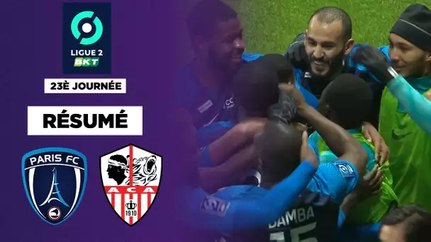 Résumé : Boutaïb et Demarconnay en feu, le Paris FC écarte Ajaccio
