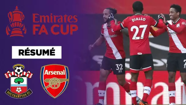 Résumé : Arsenal prend la porte en Cup à Southampton