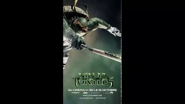 NINJA TURTLES : l&#039;affiche animée de Michelangelo