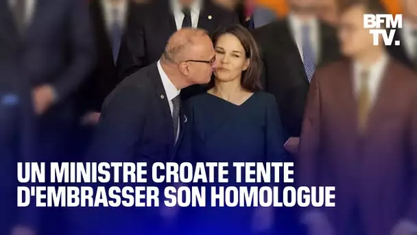 Un ministre croate tente d'embrasser son homologue allemande et suscite l’indignation