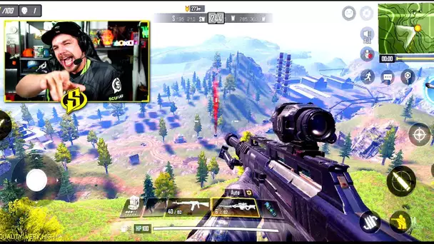 GAMEPLAY sur le NOUVEAU CALL OF DUTY BATTLE ROYALE sur MOBILE !!