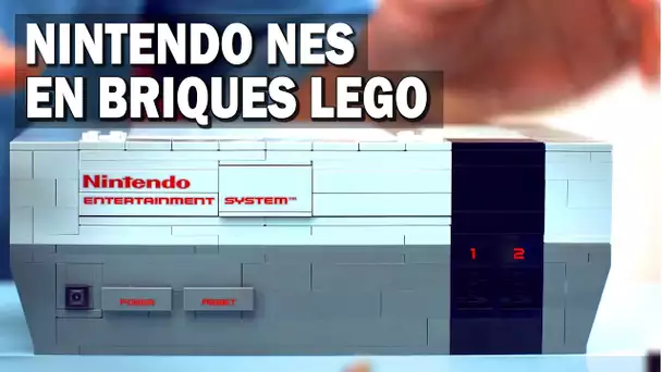 NINTENDO NES LEGO : Trailer de la console en brique + TV cathodique