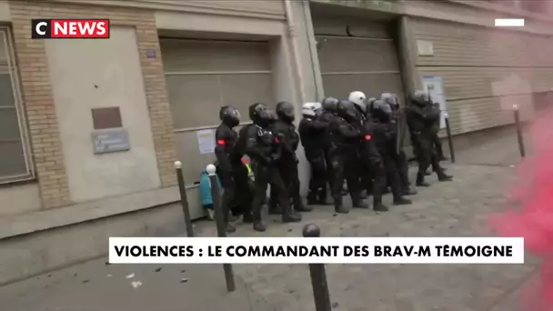 Violences lors des manifestations : le commandant des Brav-M témoigne en exclusivité