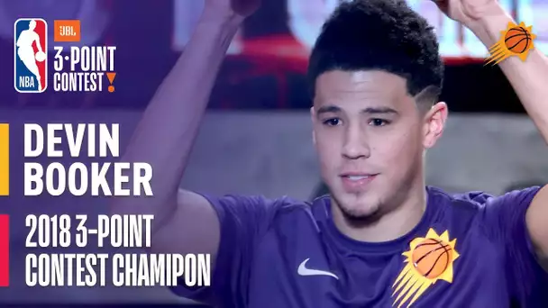 Devin Booker Wins the 2018 JBL Three-Point Contest | Record Setting Round with 28 3's