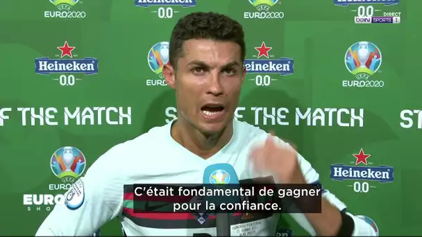 🏆 EURO 2020 🇵🇹 🗨️ Cristiano Ronaldo : 'L'important c'était de gagner, c'était un match difficile"