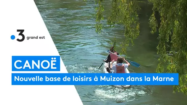 Nouvelle base de loisirs dédiée au canoë à Muizon dans la Marne