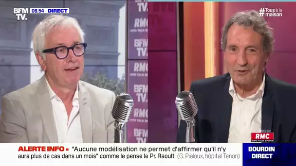 Gilles Pialoux face à Jean-Jacques Bourdin à 8h30 sur RMC et BFMTV