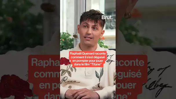 Quand Raphaël Quenard s'est déguisé en pompier pour jouer dans "Titane"