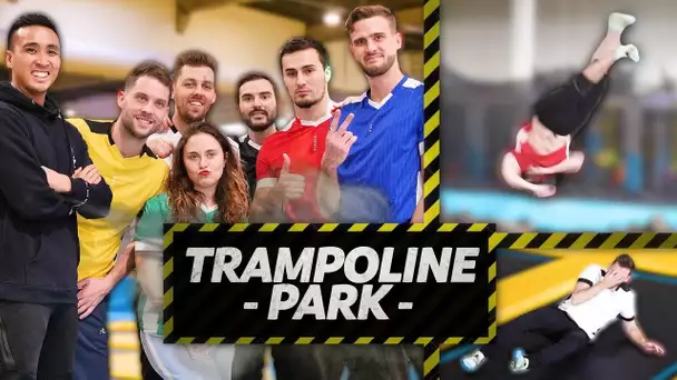 Tout seuls dans un parc à trampolines