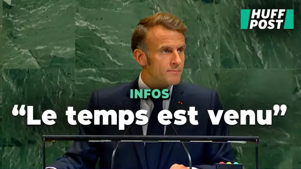 À l’ONU, Emmanuel Macron reconnaît l’État de Palestine pour mettre un terme à la « guerre sans fin »