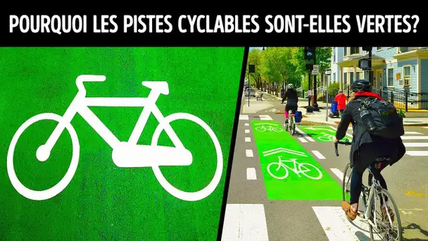 Voilà pourquoi la plupart des pistes cyclables sont peintes en vert