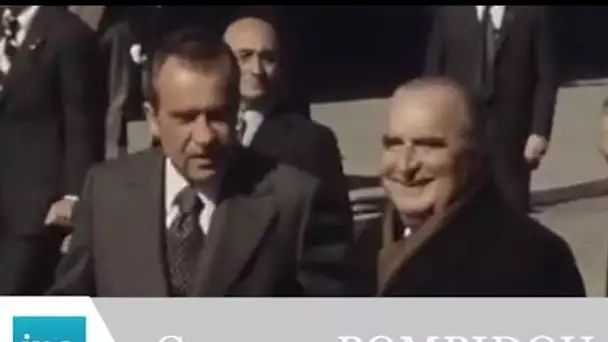 Georges Pompidou et  Richard Nixon en 1973 - Archive vidéo INA