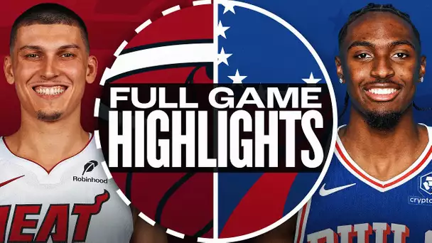 HEAT at 76ERS | FULL GAME HIGHLIGHTS | February 5, 2025