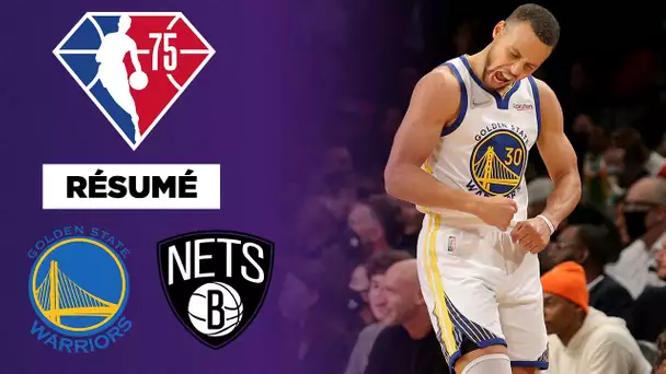 Résumé NBA VF : Golden State Warriors @ Brooklyn Nets