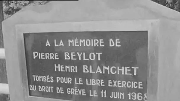 Cérémonie des syndicats aux morts de 1968 de Sochaux