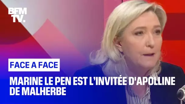 Face-à-Face : Marine Le Pen