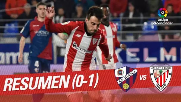 Resumen de SD Huesca vs Athletic Club (0-1)