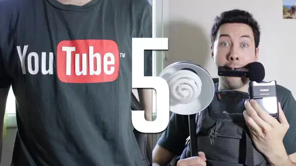 TOP 5 : Les accessoires pour devenir Youtuber
