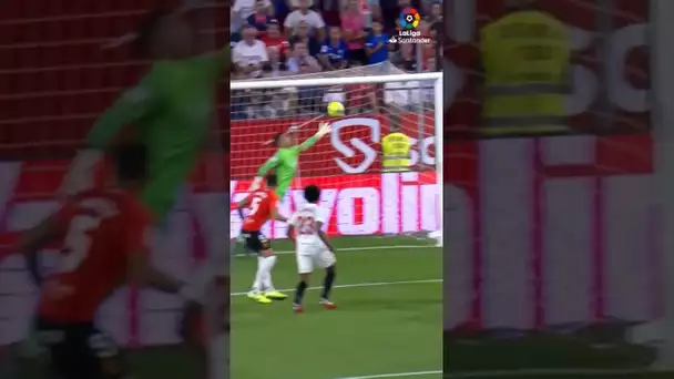 Manolo Reina with an unreal save! 😲 💥 #laligasantander #short #otd #reina