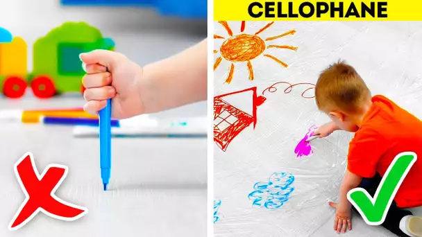 30 ASTUCES BRILLANTES POUR LES PARENTS