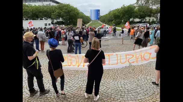 A Rouen, la première manifestation des psychologues