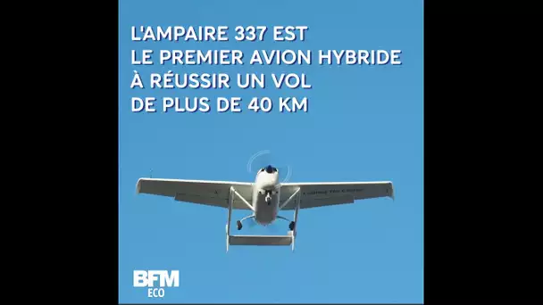 Cet avion réussit à voler 40 km avec une propulsion hybride